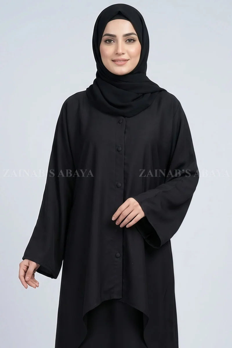 Premium Nida Co-Ord Set Abaya for Women OL-1159 product view 2 | Zainab Designer Abaya