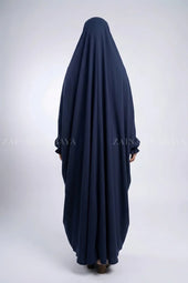 Navy Colored Nigar Jilbab for Women OL-1081