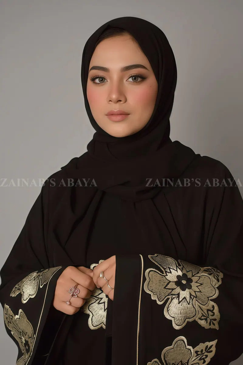 New Zainab Embroidery Umbrella Abaya – 0960 OL-0960 additional product view 2 | Zainab Designer Abaya