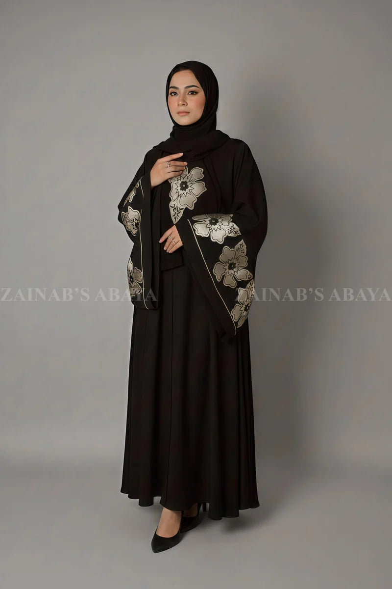 New Zainab Embroidery Umbrella Abaya – 0960 OL-0960 additional product view 4 | Zainab Designer Abaya