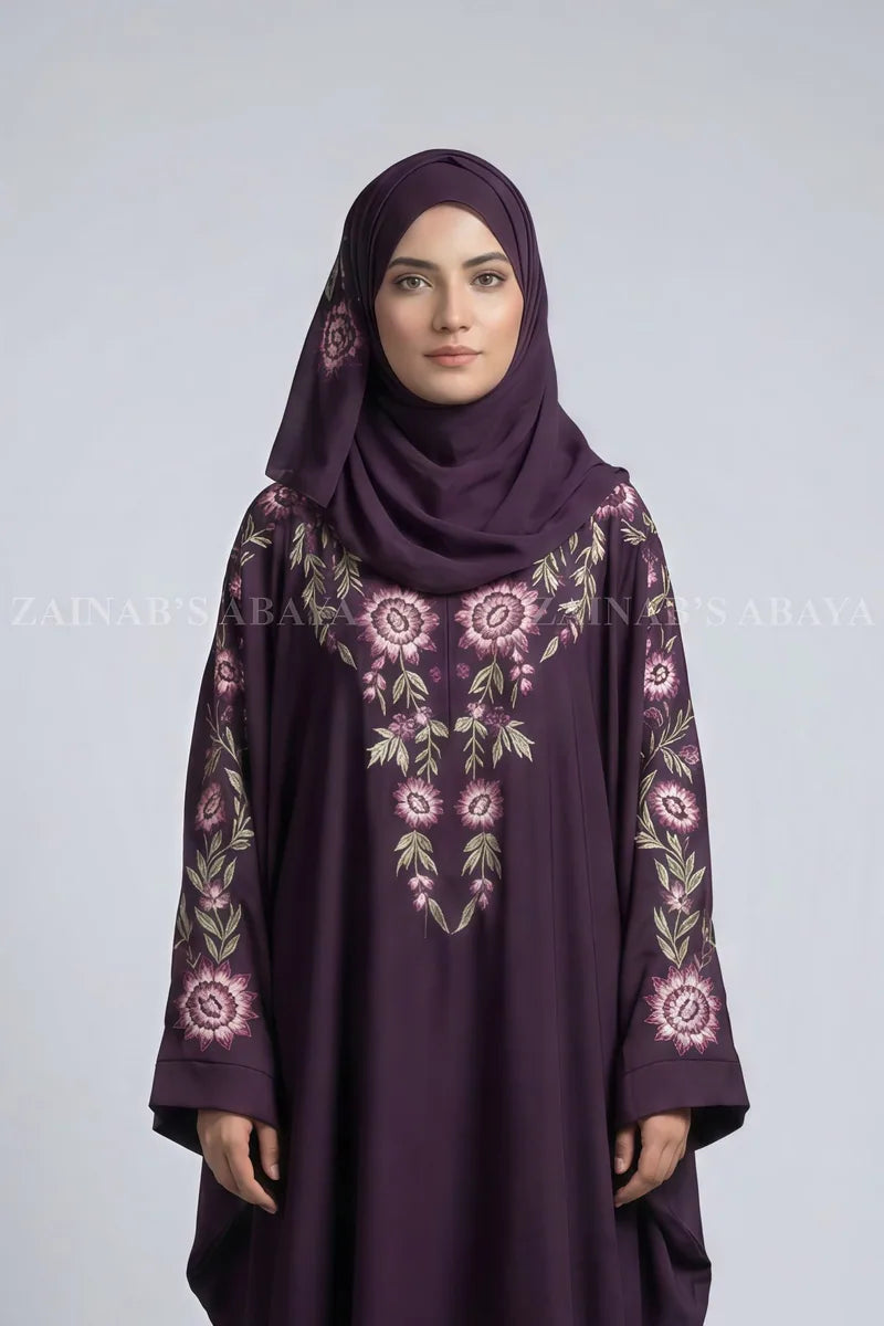 Best New Zainab’s Embroidery Kaftan Abaya – 0970