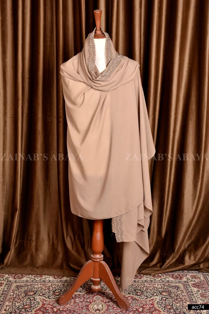 Premium Chiffon Chadar with Stone Work – ACC-074