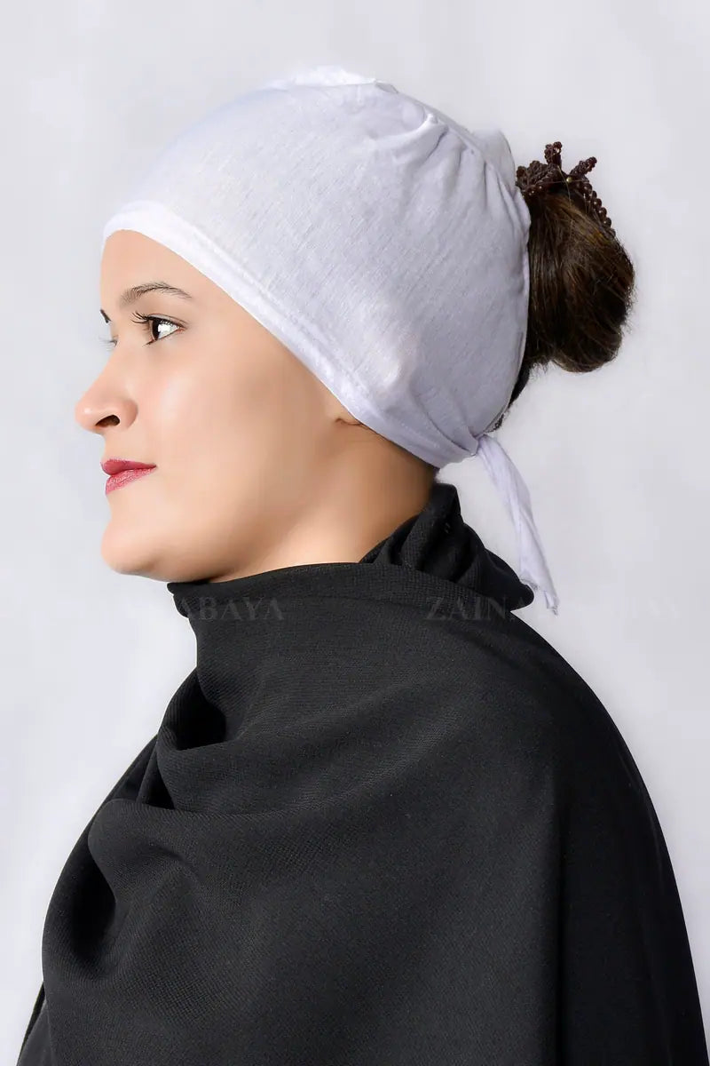 Soft Tie-Back Hijab Caps for Girls – ACC-49