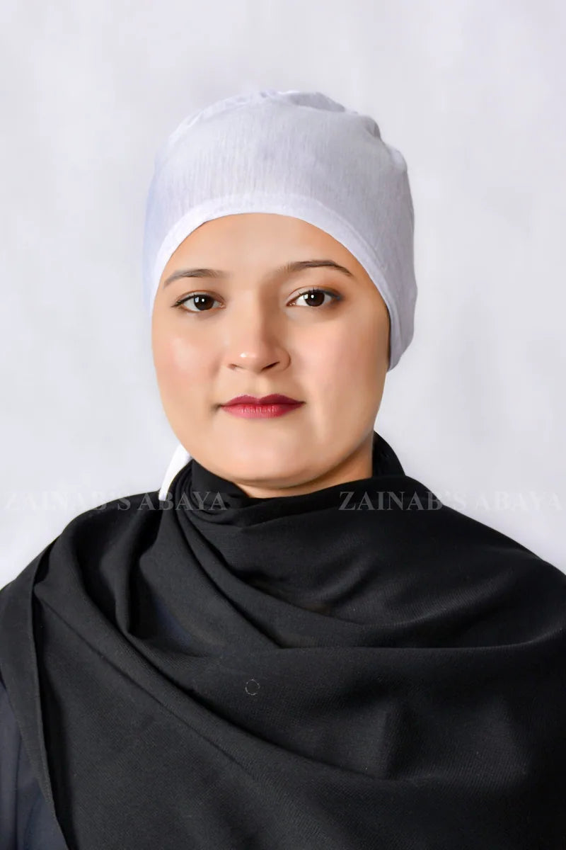 Soft Tie-Back Hijab Caps for Girls – ACC-49