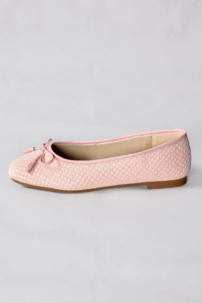Twinkle Spark Ladies Pumps Shoes Z 401 – Pink – full product view | Zainab Designer Abaya