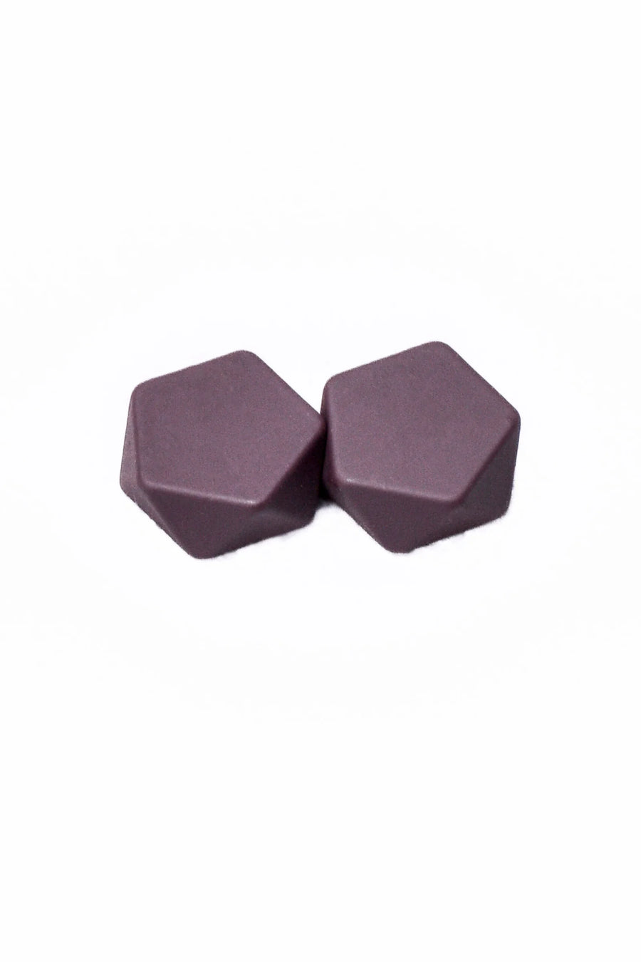 Hexagon Maroon Abaya Magnets – Pair Acc-312 – product view | Zainab Designer Abaya
