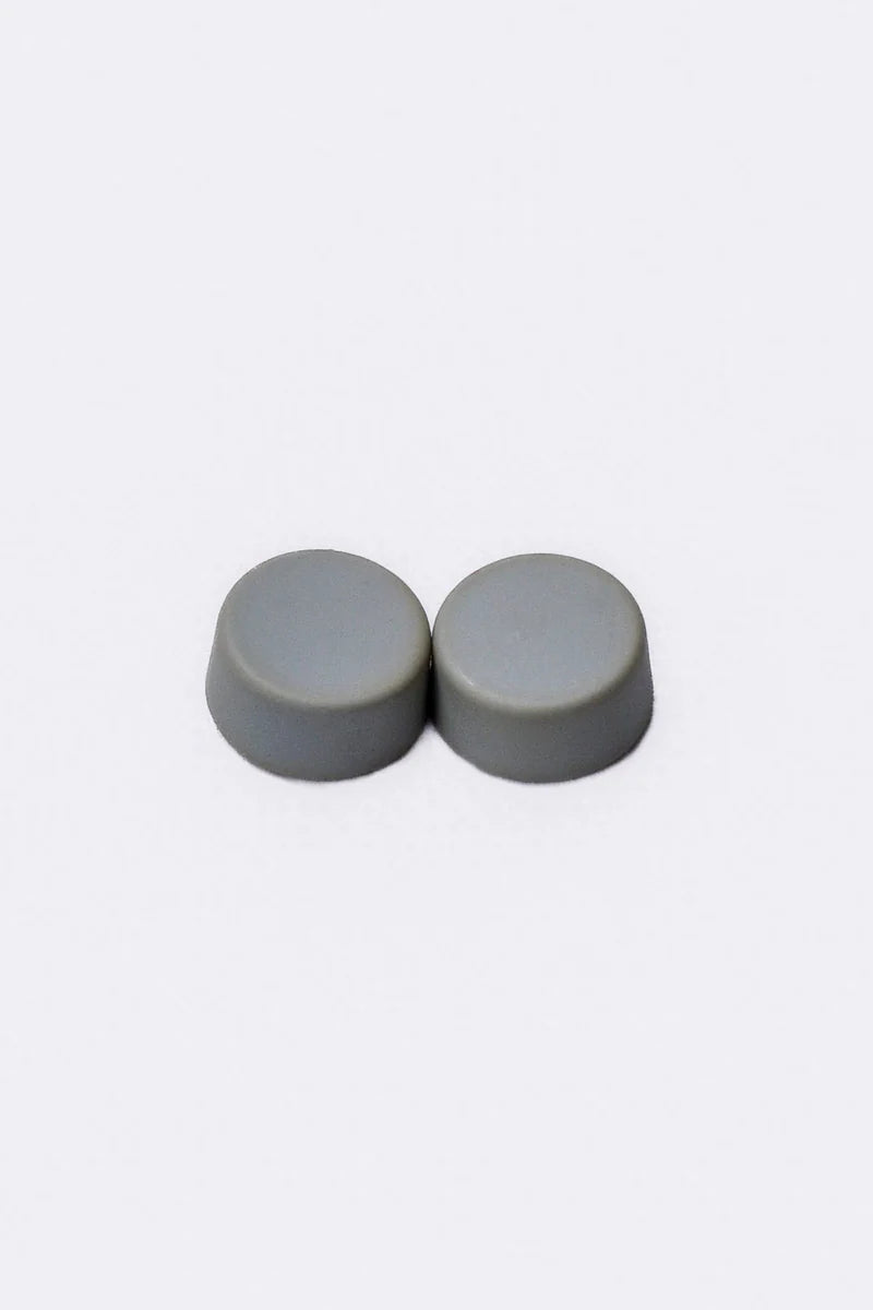 Plain Round Grey Abaya Magnets - Pair Acc-312 – product view | Zainab Designer Abaya