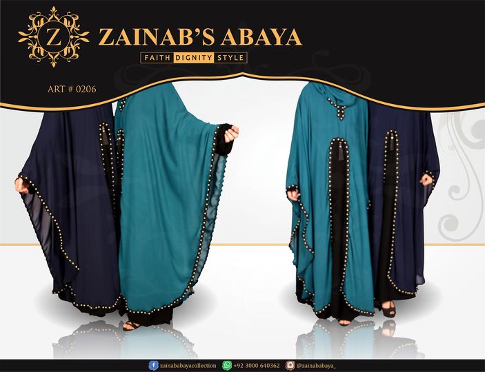 Inner Formal Maxi Abaya With Upper Chiffon Kaftan Pearl Lace Work – 0206