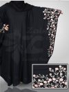 Nida Kaftan Abaya Hand Made Machine Embroidery on Sleeves – 0443