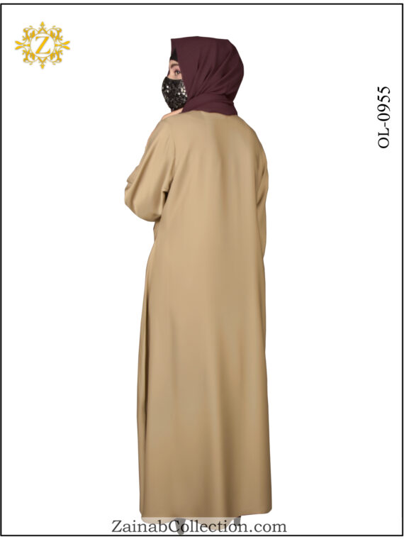 Zainab  Plain Maxi Abaya - 0955