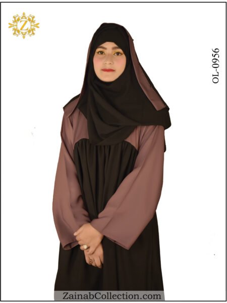 Zainab  Plain Maxi Abaya - 0956