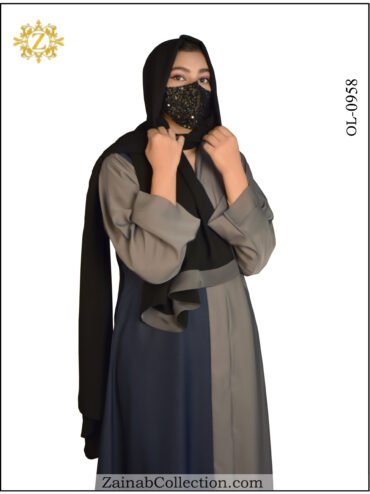 plain gown abaya