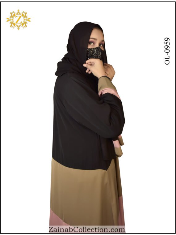 New Zainab Plain Maxi Abaya - 0959