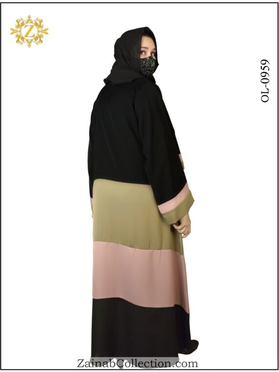 New Zainab Plain Maxi Abaya - 0959