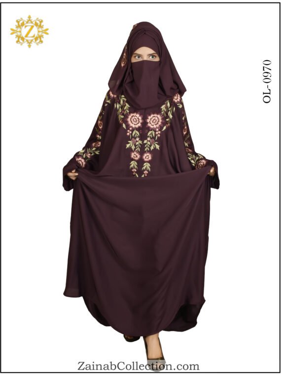 Best Zainab's Embroidery Kaftan Abaya - 0970