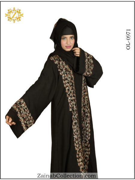 Zainab's Front Open Abaya - 0971