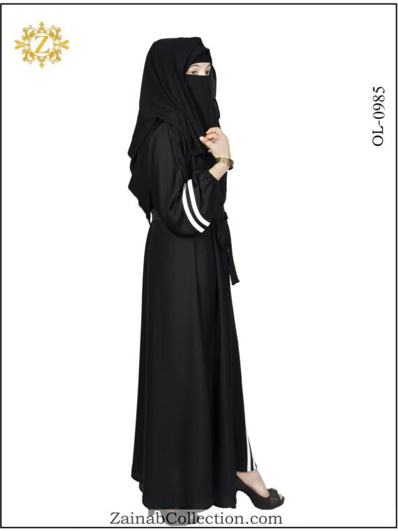 A Striking Fusion of Elegance with Modern Zainab Abaya 0985