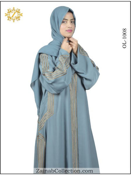 Nida Front Open Gown