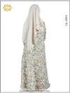 New Shafoon Fabric Abaya Printed Style OL-0993