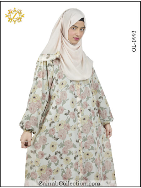 Shafoon Fabric Abaya