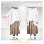 New Nida inner umbrella abaya with a flowing and modest design, perfect for layering or wearing alone.