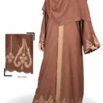 New Color Butterfly Abaya in Nida fabric with embroidery