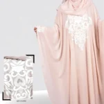 New butterfly abaya with a chiffon double-layer design, offering a flowing and elegant look.