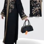 Nida new front open gown abaya with a sleek and elegant design, perfect for modest fashion.