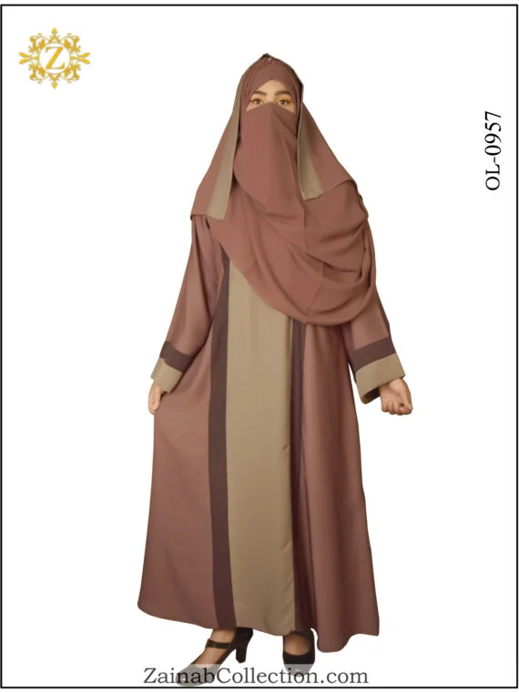 Plain Maxi Abaya Plain Maxi Abaya with a simple and elegant design, offering a classic and modest look.