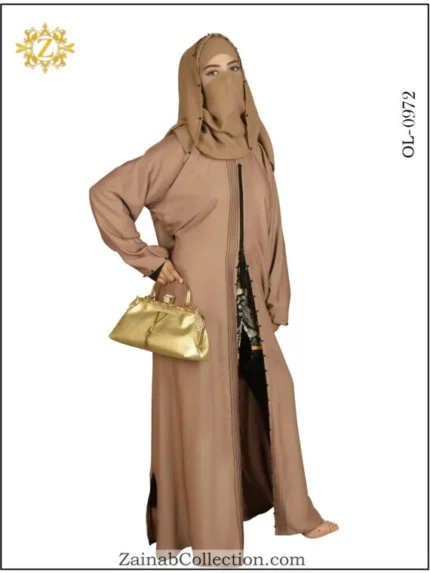 Front Open Gown Abaya