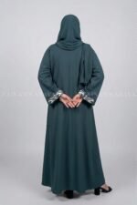 Nida Front Open Gown Abaya With Embroidery 0992 - Image 5