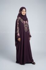 Best New Zainab’s Embroidery Kaftan Abaya – 0970 - Image 3