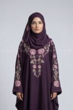 Best New Zainab’s Embroidery Kaftan Abaya – 0970 - Image 2