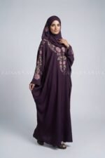 Best New Zainab’s Embroidery Kaftan Abaya – 0970 - Image 4