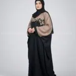 Butterfly abaya with flowing design and intricate embroidery, offering an elegant and modest look.