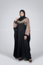 Butterfly abaya with flowing design and intricate embroidery, offering an elegant and modest look.