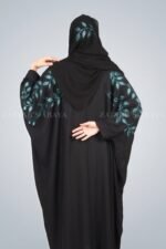 New Nida Front Open Kaftan Abaya with Embroidery 0842 - Image 6
