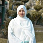 Nida Front Open Gown Abaya with Embroidery on Front and Sleeves OL-1015