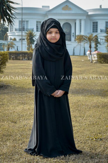 Front Open Abaya Kids