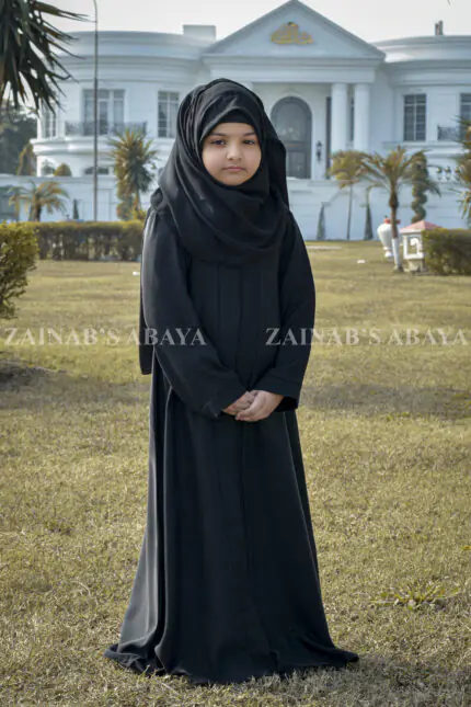 Front Open Abaya Kids