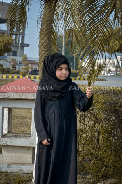 Black Abaya for Kids