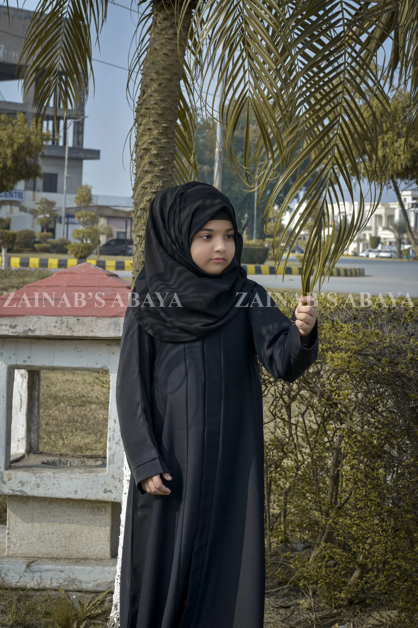 Black Abaya for Kids
