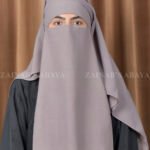 Silver Mist Niqab