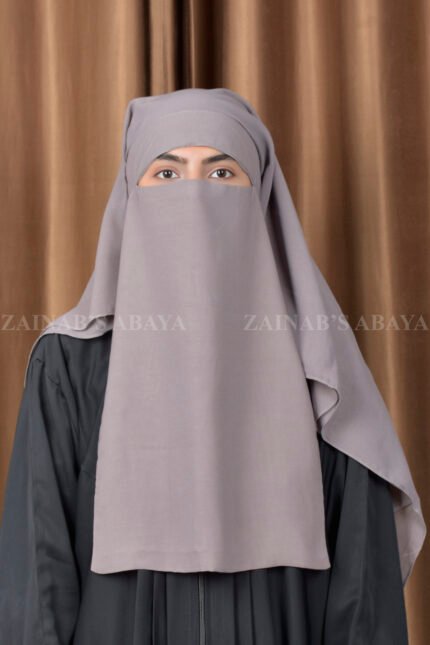 Silver Mist Niqab