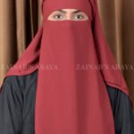 Chich Red Niqab