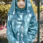 Embroidered Front Open Abaya