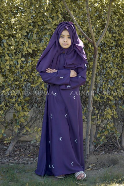 Embroidery Maxi Abaya for Girls | Kids