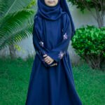 Maxi Abaya in Navy Color