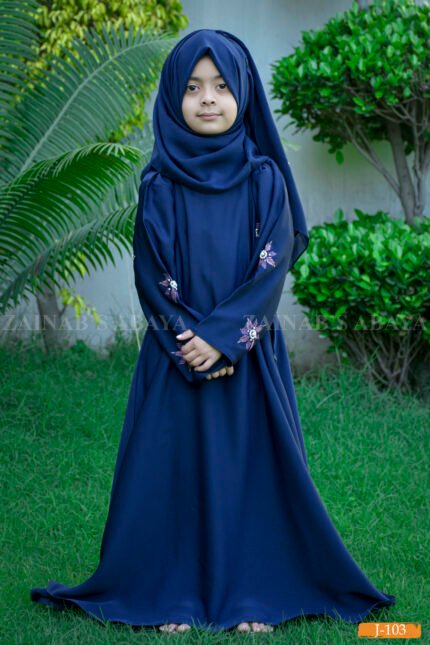 Maxi Abaya in Navy Color