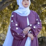 Elegant Gown Abaya with Inner Maxi OL-1063